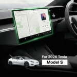 tesla-model s-central-screen-protector-tempered-glass_V1 Central navigation screen protector tempered glass film for Tesla Model S electric car dashboard