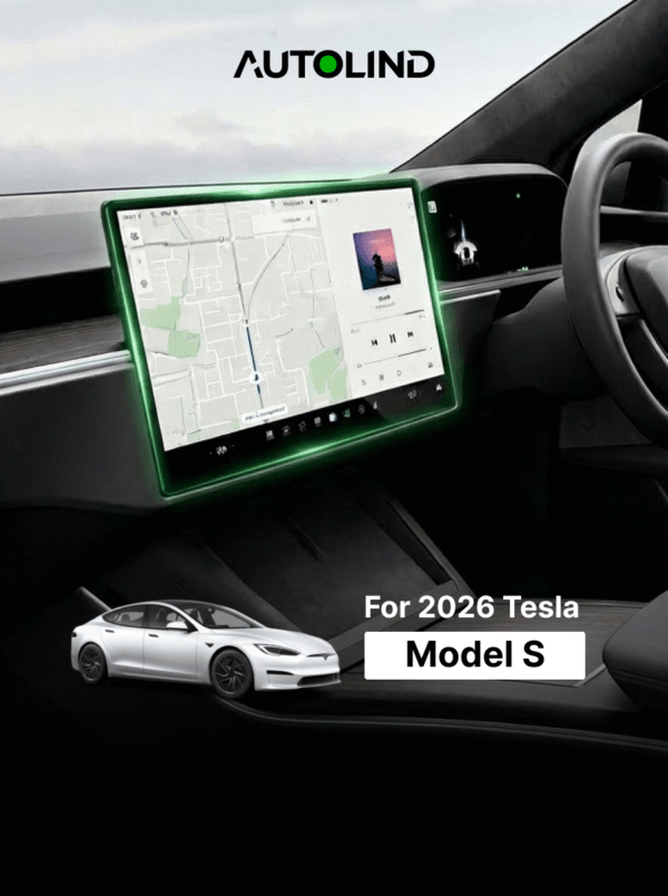 Central navigation screen protector tempered glass film for Tesla Model S electric car dashboard