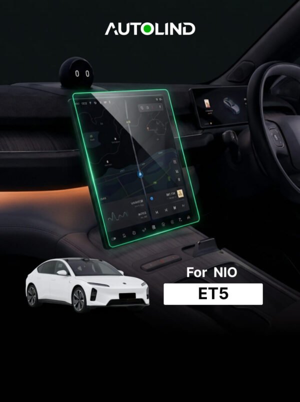 Central navigation screen protector tempered glass film for NIO ET5 electric car dashboard