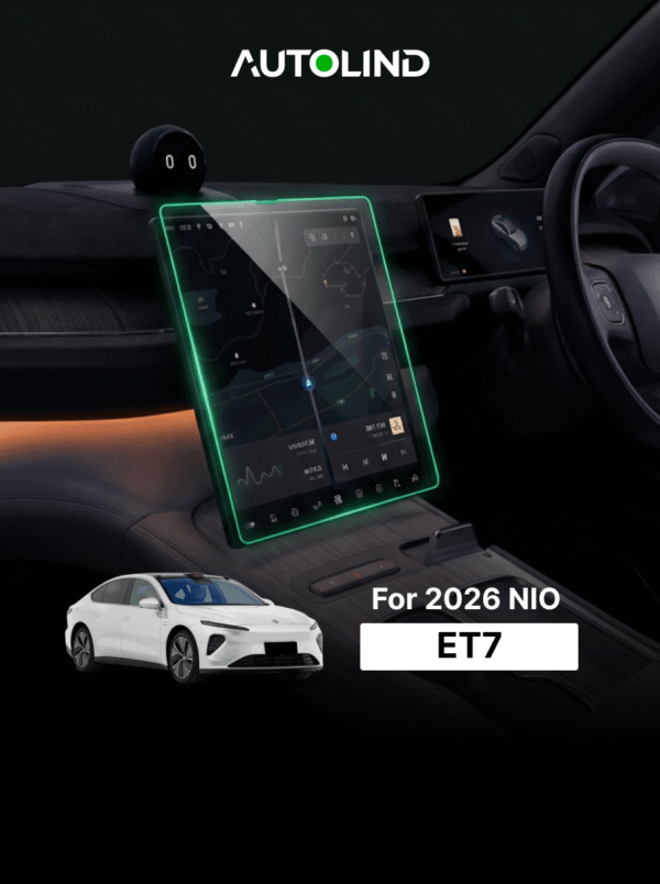 Central navigation screen protector tempered glass film for NIO ET7 electric car dashboard