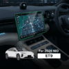 Central navigation screen protector tempered glass film for NIO ET9 electric car dashboard