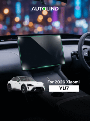 Central navigation screen protector tempered glass film for xiaomi yu7 electric car dashboard