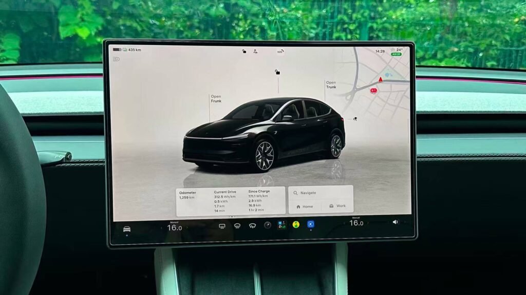 EV screen protector installed with a clean and seamless finish