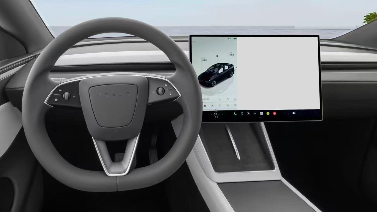 Tesla Model Y screen protector size 16-inch display comparison